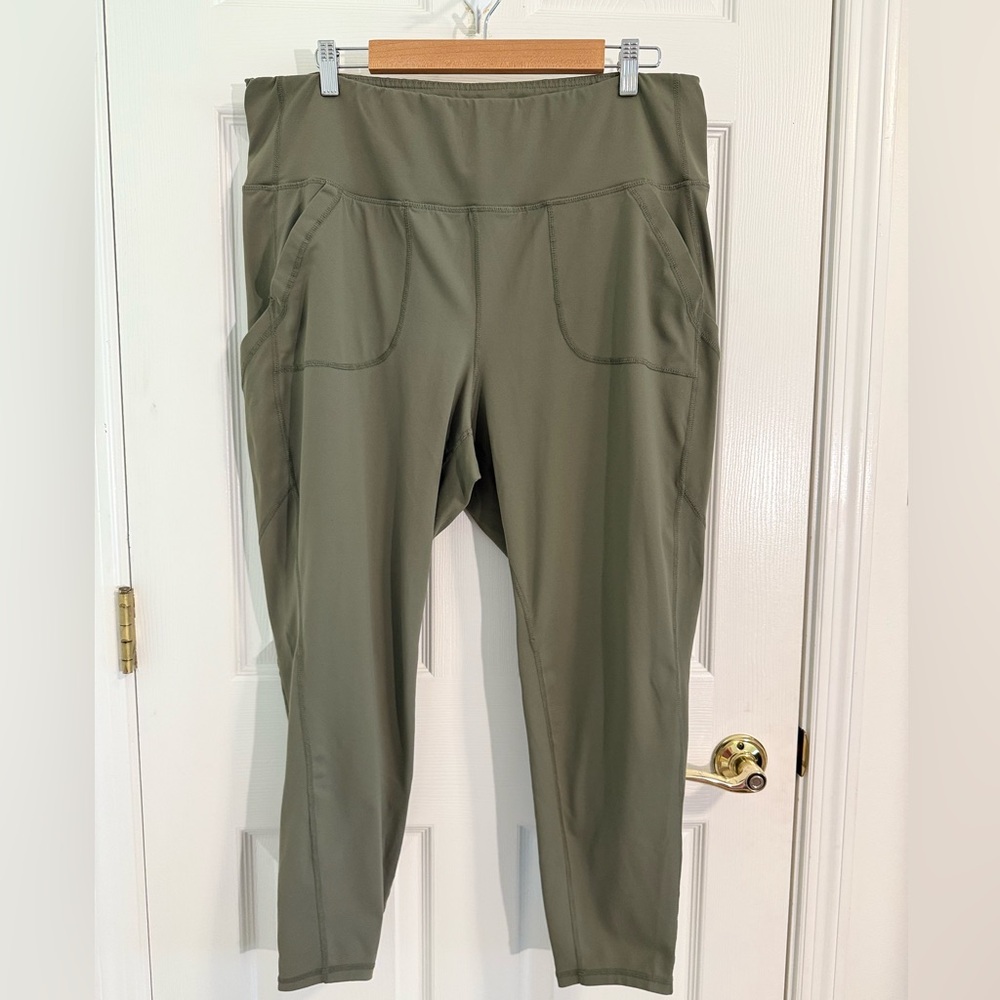 Olive Green Active Leggings